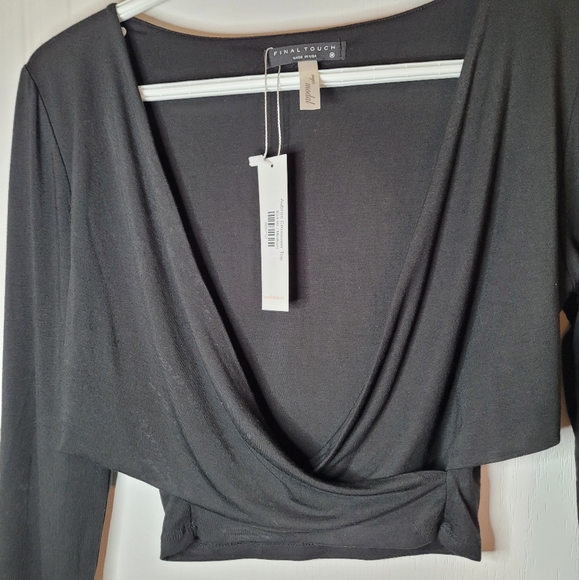 Final Touch Aubree Crossover Top - Picture 4 of 4